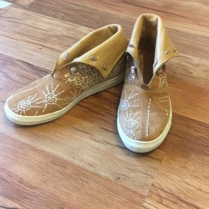 Free People Gansvoot Embroidered High Top Sneakers
